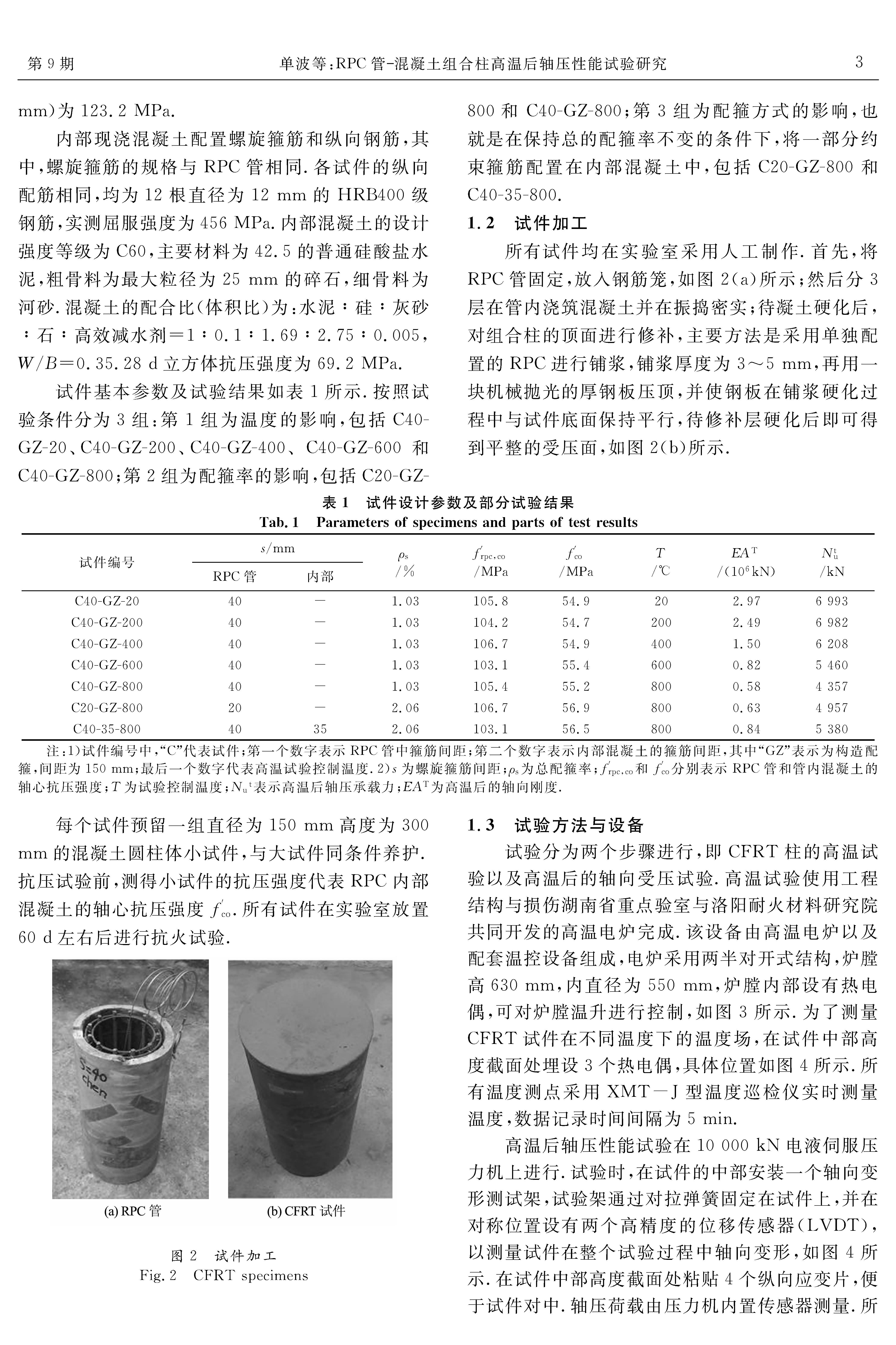 RPC管-混凝土組合柱高溫后軸壓性能試驗(yàn)研究_頁(yè)面_3